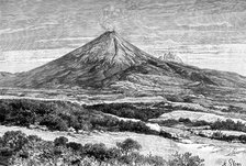 Cotopaxi volcano, Equador, 1895. Artist: Unknown