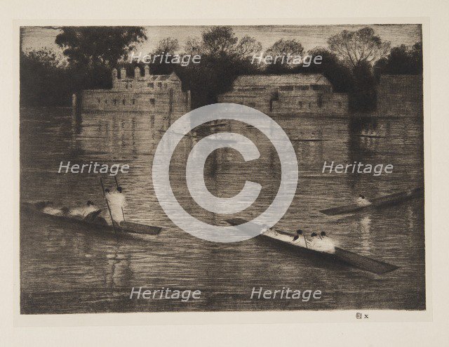 Sunday Evening, pub. 1926. Creator: Christopher Richard Wynne Nevinson (1889 – 1946) .