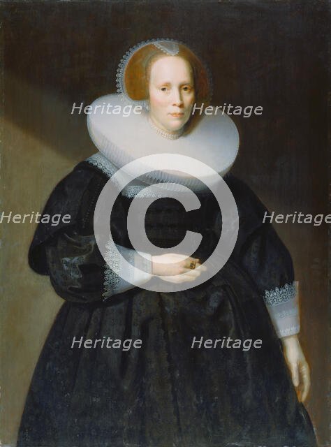 Portrait of a Woman, 1636. Creator: Samuel Hoffmann.