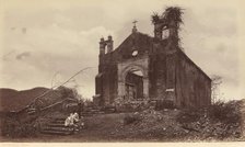 Ruins of the Church of San Miguel, Panama, 1877. Creator: Eadweard J Muybridge.