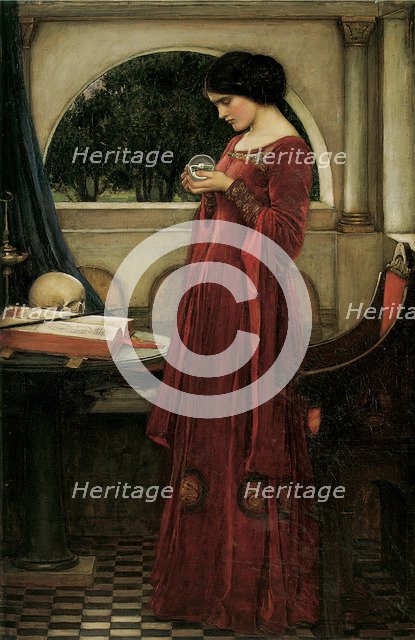 The Crystal Ball. Artist: Waterhouse, John William (1849-1917)