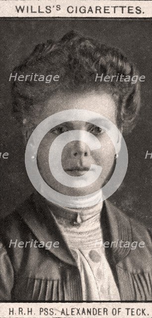 H.R.H, PSS. Alexander of Teck, 1908.Artist: WD & HO Wills