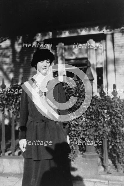 Ruth Crocker, Suffragist, 1917.  Creator: Unknown.