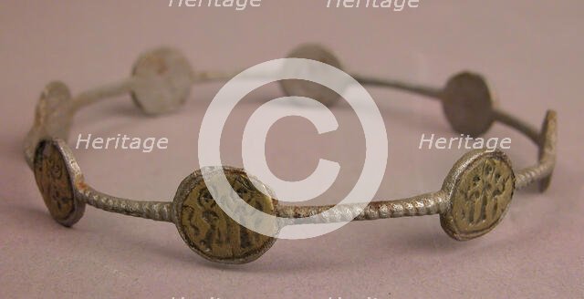 Bracelet with Holy Figures, Egypt, 5th-7th century. Creator: Unknown.