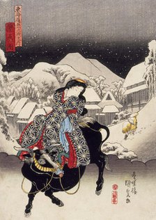 Kambara, c1838. Creator: Utagawa Kunisada.