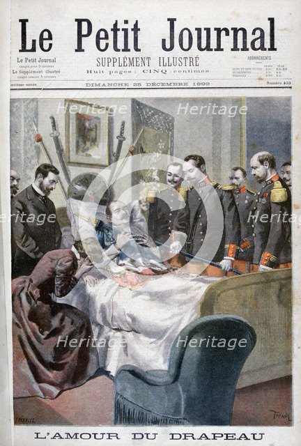 Love of the flag, 1898.  Creator: F Meaulle.