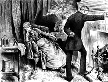 "Zoe," he said at length, without looking at her, "your impatience makes you unjust", 1890. Creator: R. Taylor.