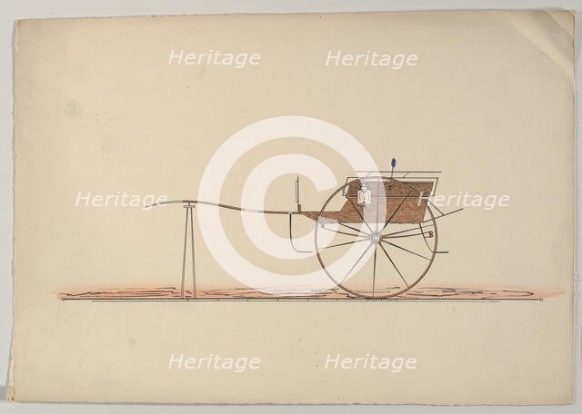 Design for Village Cart, 1850-74. Creator: Unknown.