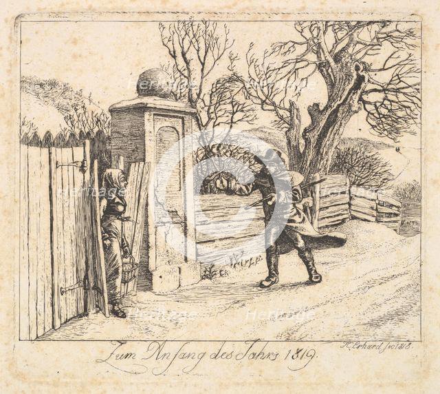 Winter Landscape, 1818. Creator: Johann Christian Erhard.