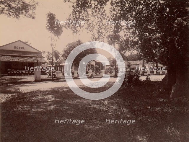Hotel des Indes, Batavia, 1860s-70s. Creator: Unknown.