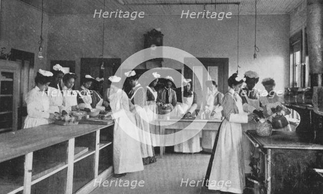 Class in cooking, 1904. Creator: Frances Benjamin Johnston.