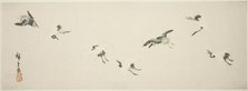 Cranes in flight, n.d. Creator: Ando Hiroshige.