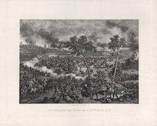 The Battle of Sedan on September 1, 1870, 1871. Creator: Kaiser, Friedrich (1815-1890).
