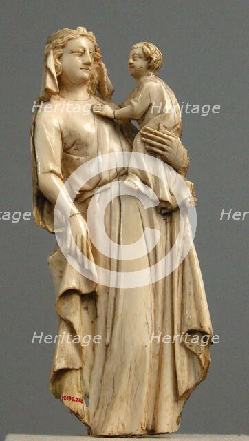 Virgin and Child, French, 14th century. Creator: Unknown.