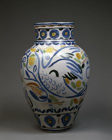Decorative vase with a bird, 20th century.  Creator: Andre Derain.