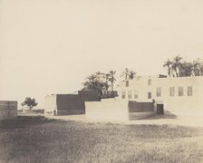 Syout, Habitations Arabes sur le Bord du Nil, 1851-52, printed 1853-54. Creator: Félix Teynard.