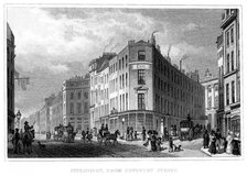 Piccadilly, from Coventry Street, Westminster, London, 19th century. Artist: Unknown