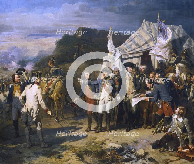 'Siege of Yorktown', 1781 (c1836). Artist: Auguste Couder