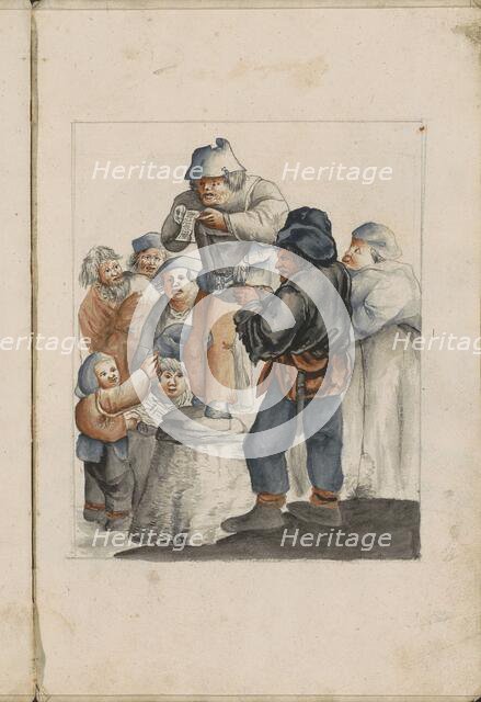 Hearing, 1696. Creator: Hendrick van Beaumont.