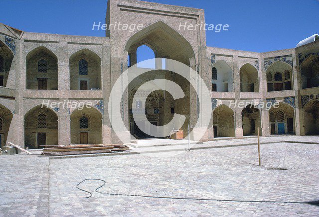 Courtyard of the Kalian Mosque, 15th century. Artist: Unknown