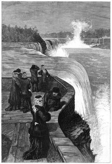 The Marquis and Marchioness of Lorne at Niagara Falls, Canada, 1879. Artist: Unknown