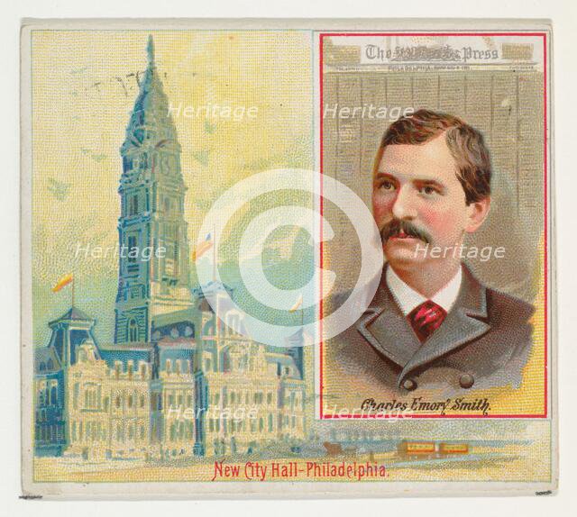 Charles Emory Smith, The Philadelphia Press, from the American Editors series (N35) for Al..., 1887. Creator: Allen & Ginter.
