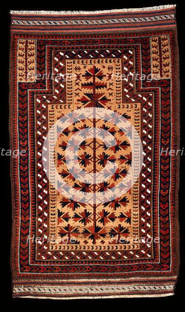 Prayer Rug, about 1875. Creator: Unknown.