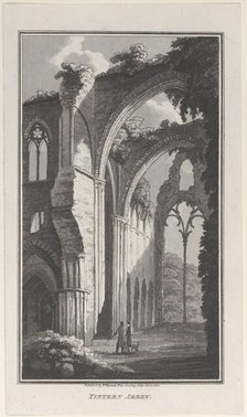 Tintern Abbey, from "Remarks on a Tour to North and South Wales, in the year 1797", January 1, 1800. Creator: John Hill.