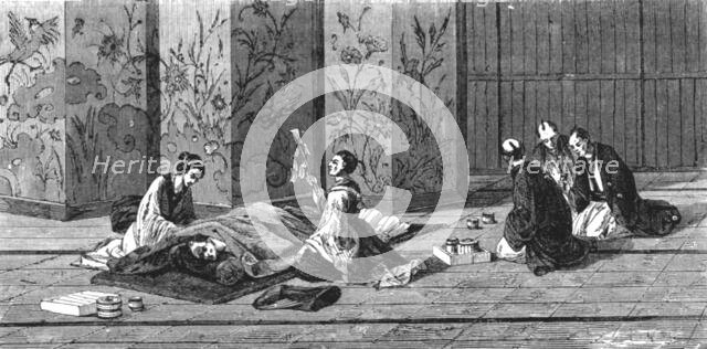 'Laying out the dead.; A European Sojourn in Japan', 1875. Creator: Unknown.