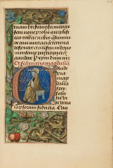 Initial G: Mary Magdalene; Crohin-La Fontaine Hours, (about 1480-1485?). Creators: Master of the Dresden Prayer Book, Workshop of the Master of the Dresden Prayer Book.