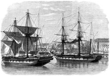 The Arsenal at Naples - from a drawing by S. Read, 1860. Creator: Unknown.