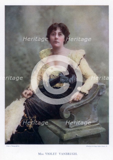 Violet Vanbrugh, English actress, 1901.Artist: Window & Grove