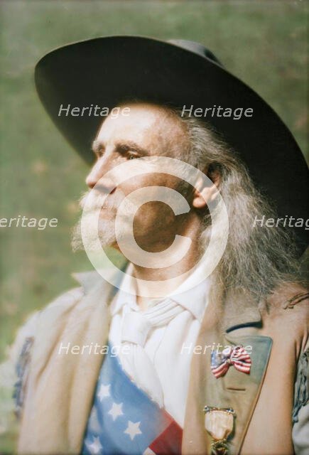 Crawford, Jack, Captain, in costume, 1915 Oct. 13. Creator: Arnold Genthe.