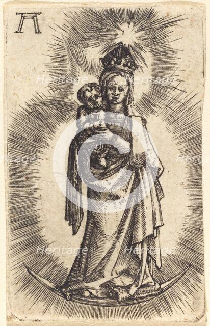 Madonna and Child Standing with a Crescent, c. 1515/1518. Creator: Albrecht Altdorfer.