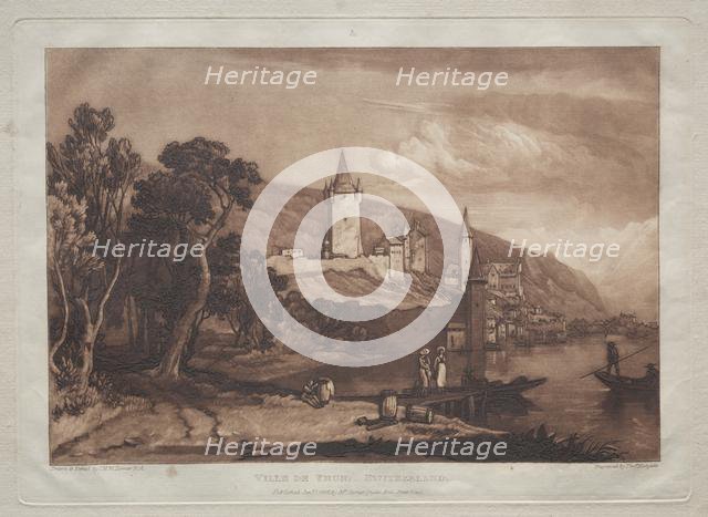 Ville de Thun. Creator: Joseph Mallord William Turner (British, 1775-1851).