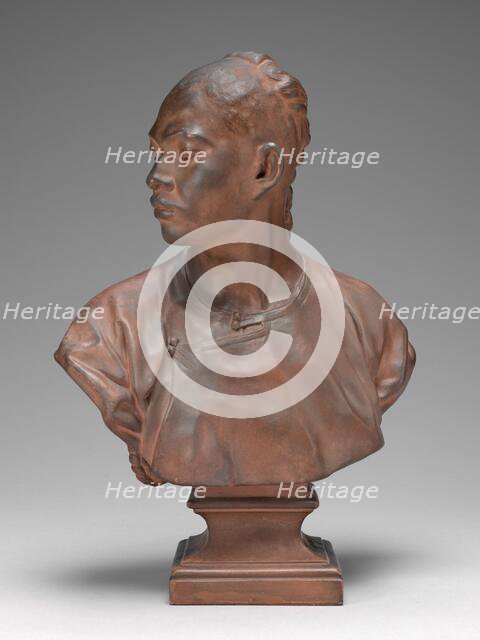 Bust of a Chinese Man, model c. 1872. Creator: Jean-Baptiste Carpeaux.