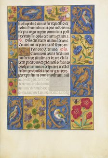 Decorated Text Page; Spinola Hours, about 1510-1520. Creator: Unknown.