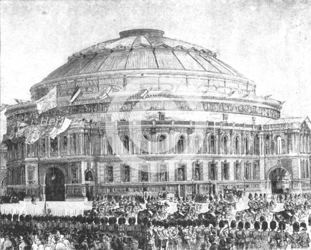 'The Royal Albert Hall, 1871: Opened by Queen Victoria, March 29', (1901).  Creator: Unknown.