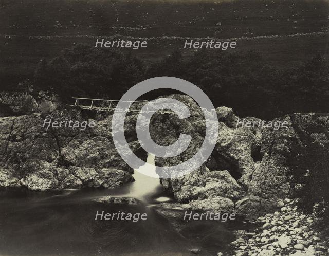 Shepherd's Bridge near Forest Lodge, 1871. Creator: James Valentine (British, 1815-1880).