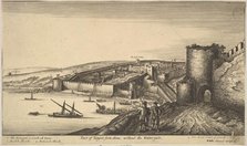 Part of Tangier from above, 1670. Creator: Wenceslaus Hollar.
