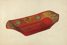 Bread Tray, c. 1941. Creator: Mildred Ford.