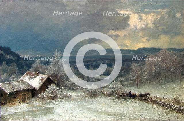 Winter Landscape, 1869. Creator: Morten Müller.