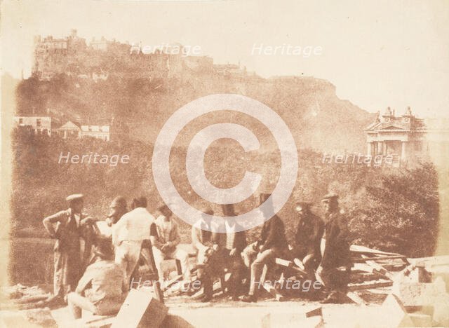 Edinburgh. The Royal High School, 1843-47. Creators: David Octavius Hill, Robert Adamson, Hill & Adamson.