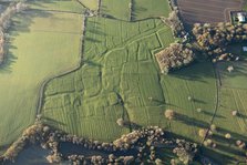 Deserted medieval settlement of Sulby and associated ridge and furrow, Northamptonshire, 2020. Creator: Damian Grady.