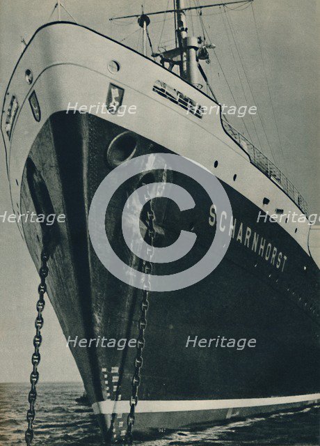 'Modern liners for Far Eastern Services of the German Lloyd Line built in 1935', 1937. Artist: Unknown.