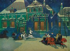 'The Boyard Palace of the Princes Youssoupoff in Moscow', c1900, (1926). Artists: Leonid Brailovsky, Rimma Nikitichna Brailovskaya.