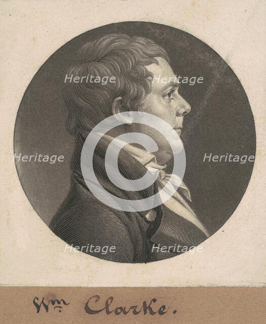 William Clark, 1807. Creator: Charles Balthazar Julien Févret de Saint-Mémin.