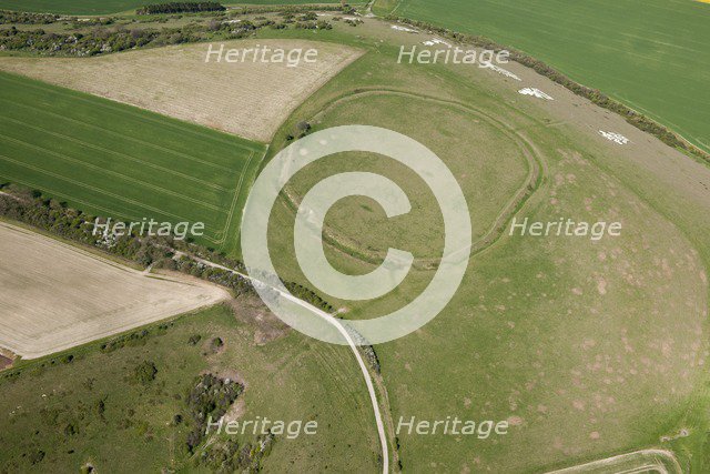 Chisenbury Camp univallate Iron Age hillfort, Wiltshire, 2015. Creator: Historic England Staff Photographer.