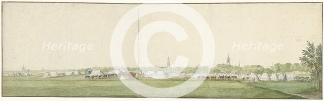 Patriots Flying Army, near Delft, 1762. Creator: Anon.