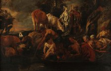 Ulysses and Circe, 1630. Creator: Jordaens, Jacob (1593-1678).